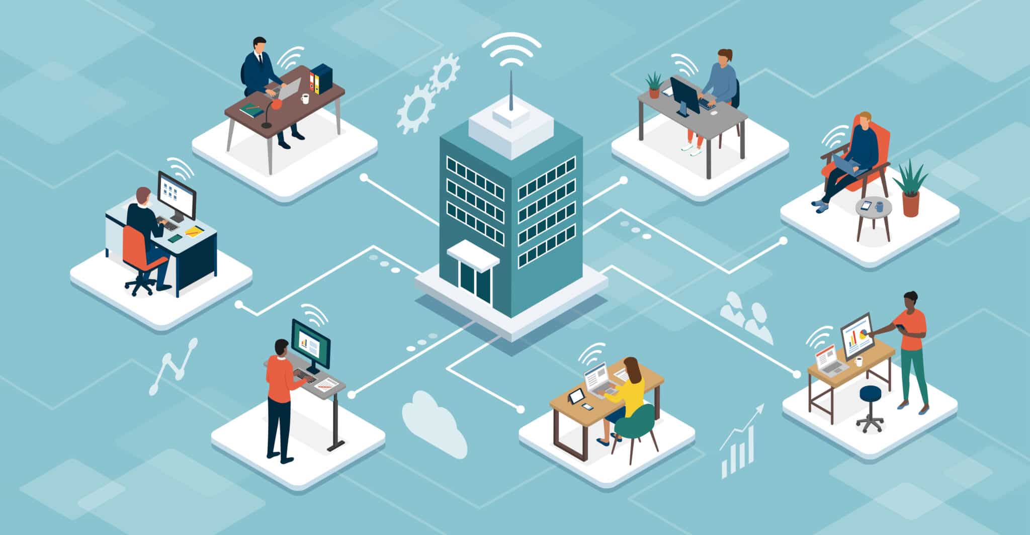 Télétravail - ©elenabsl / AdobeStock