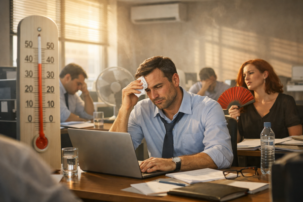 Fortes chaleurs en entreprise : les pouvoirs du CSE